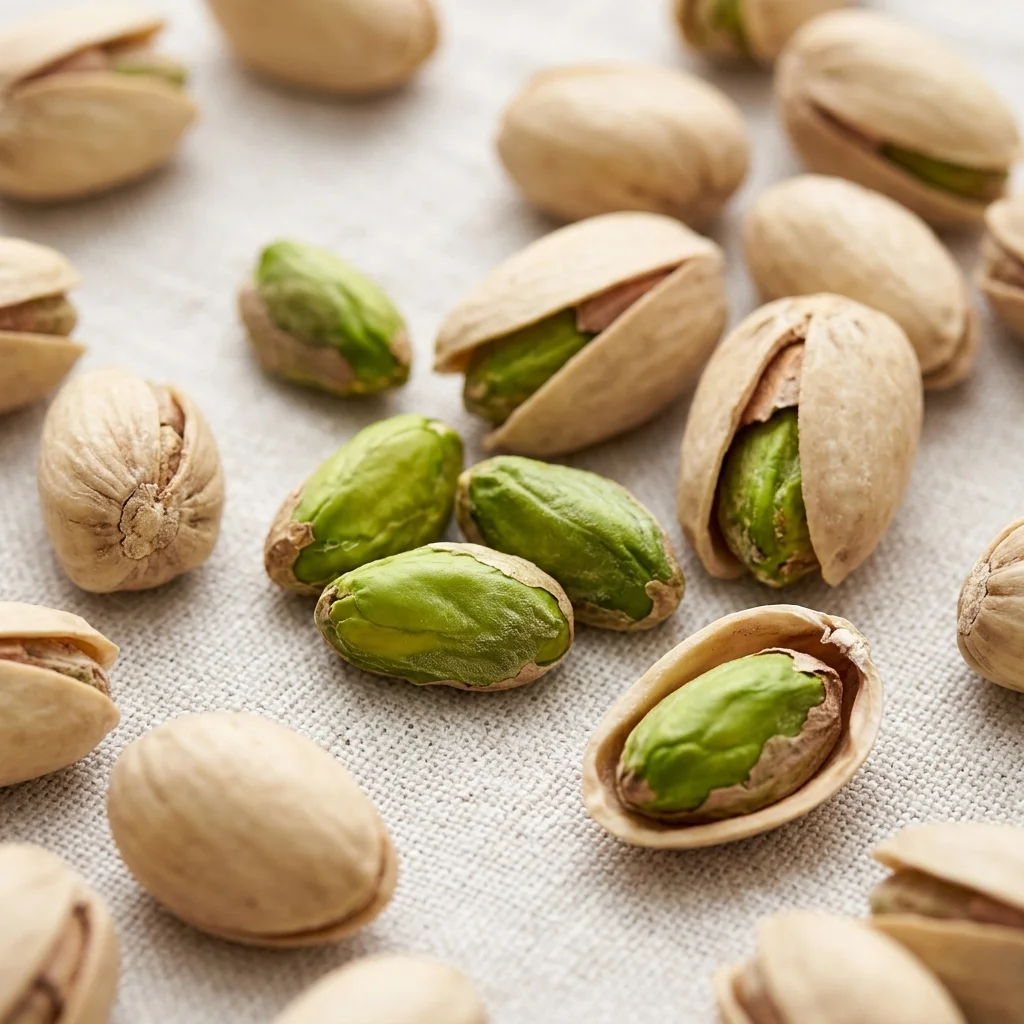 Premium green pistachios