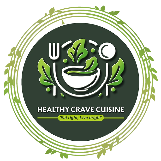 HealthyCrave Cuisine logo placeholder